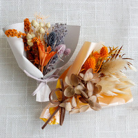 Bouquet de fleurs séchées Boho Mini mariage fait à la main décor de fleurs sèches pour Vase artisanat, bricolage Photo boutonnière pour hommes plante florale