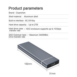 USB 3.1 M.22テラバイトポータブル高速外付けハードドライブハードディスクディスクdur externe ssd for Laptop Phone - Product Image 4