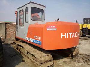 Excavatrice EX100-1 HITACHI d'occasion du Japon Bon état Heures de travail réduites Les composants de base incluent la pompe à moteur à vendre - Product Image 2