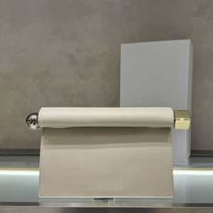 Bolso de mano plegable de piel de oveja para mujer, estilo nicho francés, a la moda, con cadena, para llevar al hombro o cruzado, novedad 2026 - Product Image 6