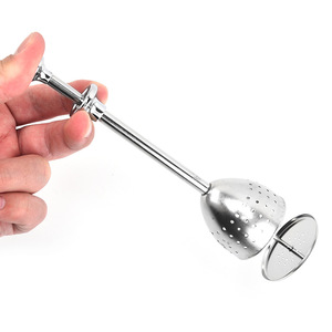 Infuseur à thé en acier inoxydable de qualité supérieure, filtre à thé rétractable, boule à thé, outil de fabrication de thé, personnalisable - Product Image 2