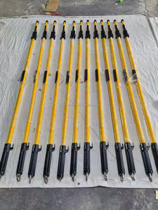 Alta tensione 1.4m <span class=keywords><strong>2m</strong></span> 2.5m in fibra di vetro bastone per fucile con asta interna materiale elettrico morsetto bastoni - Product Image 5