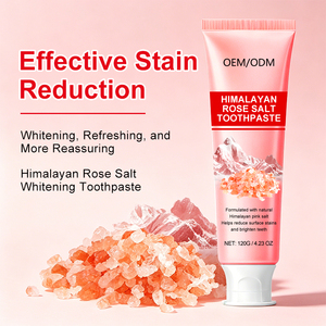 Pasta Dental OEM con Mentol y Sal Rosa del <span class=keywords><strong>Himalaya</strong></span> para Eliminar Manchas y Blanquear los Dientes - Product Image 2