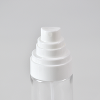 KINPACK Flacon pulvérisateur cosmétique en plastique PET 50ml 80ml 100ml avec bouchon à large ouverture et pompe pour sérum et lotion de soin de la peau