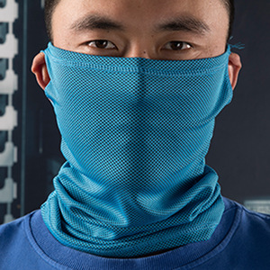 Cache-cou rafraîchissant Jiemeirui, taille unique, gris clair, séchage rapide, anti-transpiration, masque facial pour le cyclisme, protection solaire extérieure - Product Image 2