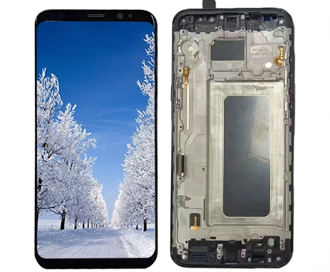 OLED Lcd Assembly Touch Screen Assembly with Frame for Samsung GALAXY S8 Plus G955 G955f Lcd with Frame Oled