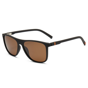 Lunettes de soleil rectangulaires polarisées UV400 pour hommes, lunettes de sport d'extérieur à monture complète - Product Image 3