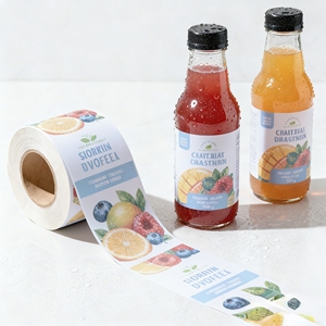 Etiquetas <span class=keywords><strong>de</strong></span> Vinilo Impresas Personalizadas para Botellas <span class=keywords><strong>de</strong></span> Jugo, <span class=keywords><strong>Aceite</strong></span>, Frascos <span class=keywords><strong>de</strong></span> Alimentos y Contenedores - Product Image 4