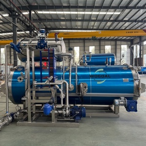 Stérilisateur de denrées en conserve, autoclave à vapeur par pulvérisation d'eau pour le traitement alimentaire des bouteilles en PP/<span class=keywords><strong>bocaux</strong></span> en verre/sachets rétractables - Product Image 6