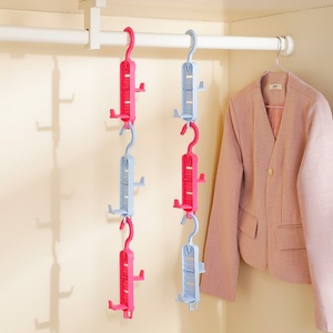 Plastic Handbag Hanger Purse Hooks Hanger Rack Multi Layer Storage Organizer Belt Tie <b>Scarf</b> Clothes Hanger - Product Image 6