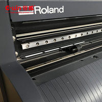 Plotter de Corte Roland GS24 de Alta Calidad, 80% Nuevo, Ancho de Corte Original de 600 mm, Origen Japón, 3 Meses de Garantía, Embalaje en Caja de Madera