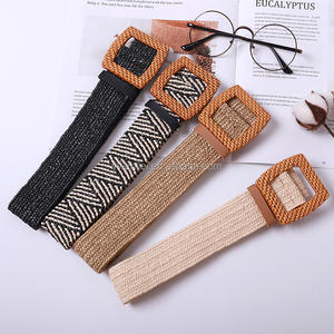 <span class=keywords><strong>Ceinture</strong></span> de taille élastique tissée, 4 pièces, en <span class=keywords><strong>paille</strong></span>, élastique - Product Image 4