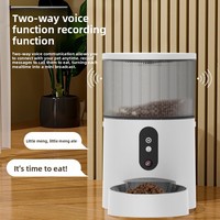 Comedero Inteligente para Mascotas de Gran Capacidad con Temporizador, Dispensador Automático de Comida para Perros y Gatos
