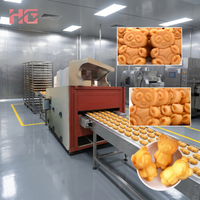 Ligne de production automatique de gâteaux en forme d'ours 3D, directement de l'usine, équipement de moulage et de dépose de gâteaux en acier inoxydable, utilisation en boulangerie OEM