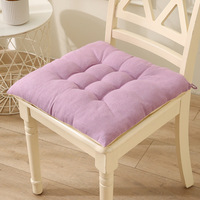 Coussin de siège de bureau carré matelassé personnalisé, doux et confortable, pour chaise de sol, 100% polyester, portable pour la maison ou le bureau, décoration intérieure
