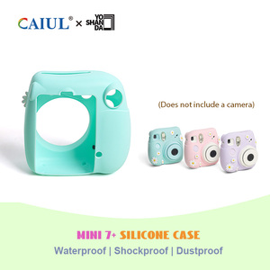 Funda de Silicona Caiul para <span class=keywords><strong>Instax</strong></span>, Linda, Suave y Ecológica, Protección para Cámara Fujifilm <span class=keywords><strong>Instax</strong></span> <span class=keywords><strong>Mini</strong></span> 7+, Ajuste Perfecto, Resistente a Arañazos - Product Image 3