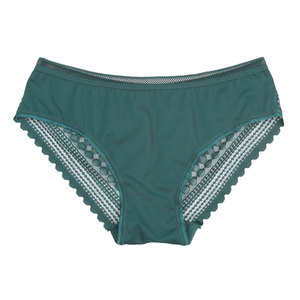 신상 로우 웨이스트 통기성 쿨링 레이스 스트라이프 여성 속옷 힙업 복부 조절 편안한 여성 팬티 - Product Image 4