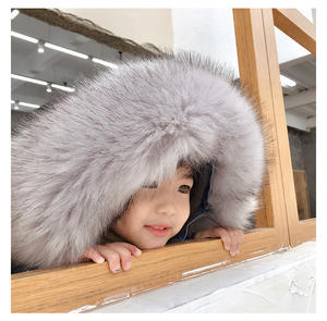 Vestiti invernali per neonati Casual con chiusura a cerniera per bambini cappotti in Denim con cappuccio caldo in pile per bambini <span class=keywords><strong>Jeans</strong></span> giacche per ragazze - Product Image 2