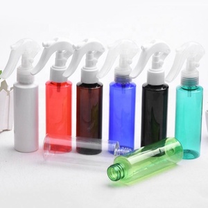 120ml Room Spray Bottles <b>Black</b> White Clear Round Flat Shoulder Plastic Perfume Spray Bottle - Product Image 5
