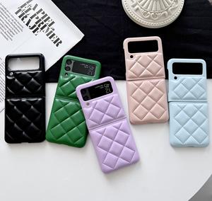 เคสป้องกันโทรศัพท์มือถือหนังเทียมพับได้สำหรับผู้หญิง,เคสป้องกันสำหรับ Samsung <span class=keywords><strong>Galaxy</strong></span> <span class=keywords><strong>Zflip3</strong></span> Z Flip 4 - Product Image 1