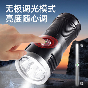 Lumen Bright <b>Flashlight</b> 6 Led 3 Strong Light Type C <b>Rechargeable</b> For Old Wine Appraisal - Product Image 3