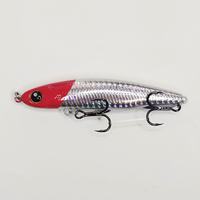Leurre de crayon Silverfish de deuxième génération imprimé 17g 21g à engrenage fixe ABS perles Clicker intégrées 4X crochet de carpe pour
