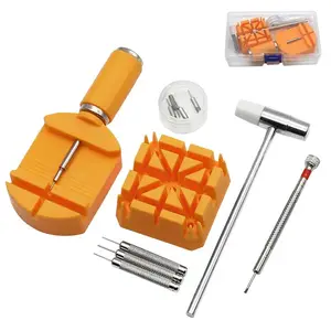 Watch Repair Tool Set Watch Link Band Slit Strap Bracelet Chain Pin Remover Adjuster Tool Kit for Professional Watchmak