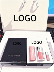 Cross-border Trade BestsellerLipstick Set <b>Box</b>, Lip CareThree-piece Set, Color-changing Lipstick 001, LipToner 001 - Product Image 6