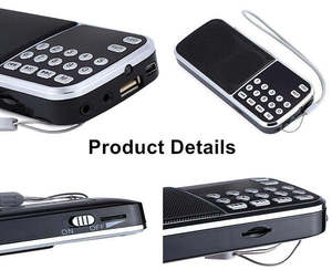 วิทยุพกพา AM/FM รุ่น XC-L088AM แบตเตอรี่ 1200mAh เครื่องเล่น MP3 บันทึกเสียงกุรบานี/อัลกุรอาน รองรับ USB/TF ลำโพงในตัว - Product Image 5