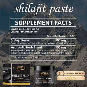 100% pur naturel himalayen 50g résine <span class=keywords><strong>Shilajit</strong></span> de haute qualité avec des composants bioactifs élevés Type de vitamines - Product Image 3