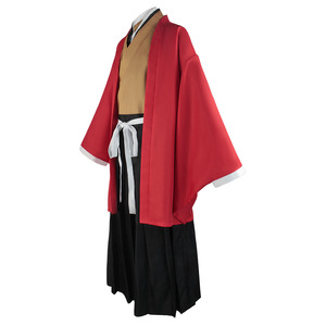 Kimono de cosplay Demon Blade Yoriichi Tsugikuni, costume rouge et noir, tenue de jeu de rôle anime, uniforme de style urbain automne 2023 - Product Image 1
