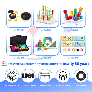 Jouet éducatif numérique <span class=keywords><strong>Montessori</strong></span> Chengji, jeu d'apprentissage coloré pour enfants, blocs numériques, nouvelle arrivée, jouet de comptage des nombres au doigt - Product Image 4