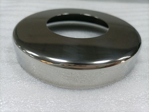 Copertura per Ringhiera Scale in Acciaio Inox Spazzolato con Flangia per Piastra Base e Coperture, Garanzia di 5 Anni - Product Image 3