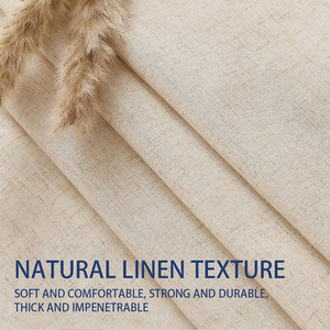 Minimalist Classic Hotel <strong>Shower</strong> <strong>Curtain</strong> Hookless Linen Inner Cationic <strong>Lining</strong> Waterproof Bathroom Accessory-Made Polyester - Product Image 2