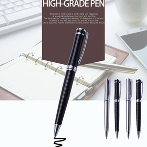 Stylo à bille rotatif en métal de luxe pour hôtel, entreprise, cadeau de papeterie de bureau créatif - Product Image 1