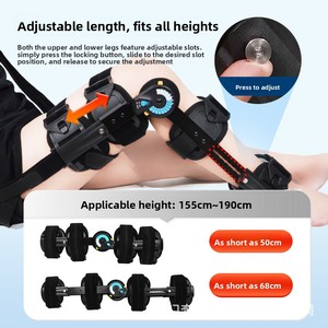 Rodilleras Deportivas Ajustables, Soporte Universal para Corrección <span class=keywords><strong>de</strong></span> Articulaciones, Fijación y Estabilización <span class=keywords><strong>de</strong></span> Rótula y <span class=keywords><strong>Menisco</strong></span> - Product Image 3