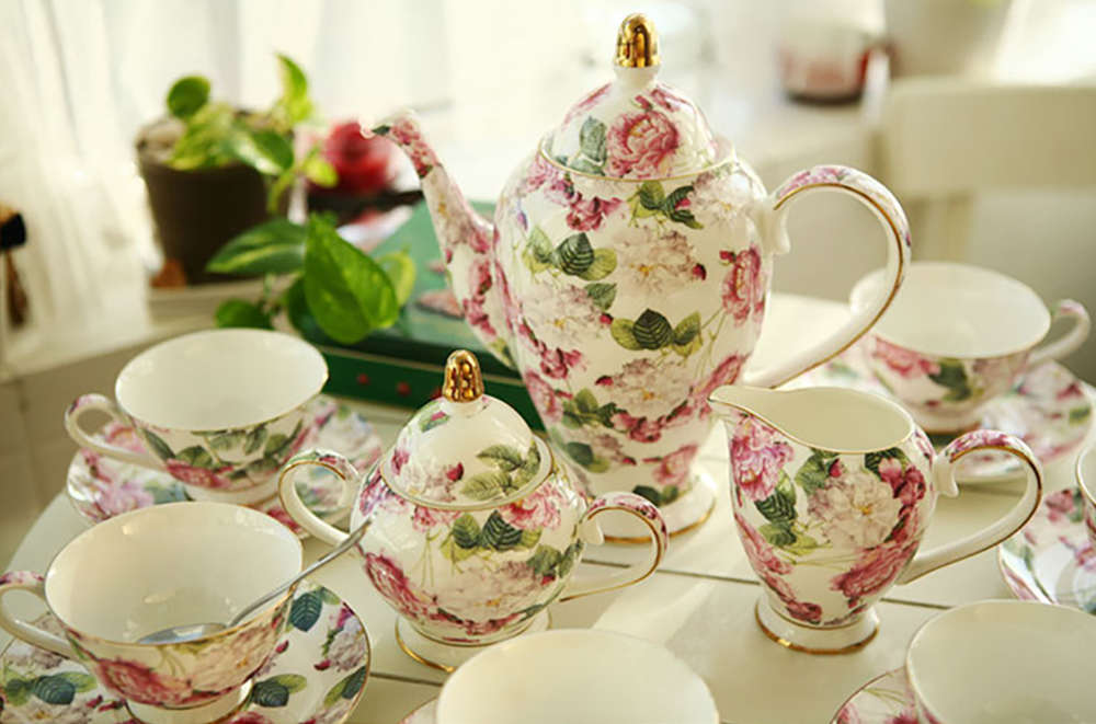 Juego de té de 15 piezas D