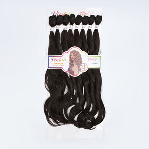 <span class=keywords><strong>Cheveux</strong></span> synthétiques ondulés de qualité supérieure, longs et lâches, 24 pouces, à coudre, trame de <span class=keywords><strong>cheveux</strong></span>, paquet d'extensions de <span class=keywords><strong>cheveux</strong></span>, lot en stock - Product Image 3