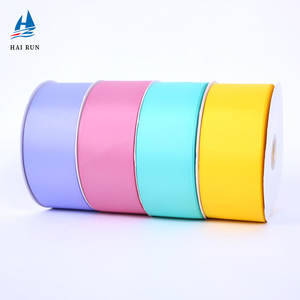 Cinta de <span class=keywords><strong>Grosgrain</strong></span> Personalizada de Fábrica de Alta Calidad de 3 Pulgadas con Impresión de Logotipo Cinta de <span class=keywords><strong>Grosgrain</strong></span> de Colores con Borde de Alambre - Product Image 1