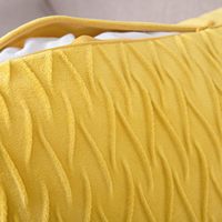 Housse de coussin en velours de couleur personnalisée, écologique, lavable, pour canapé de salon