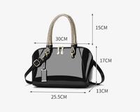 Sacs à main pour femmes en cuir PU breveté 2026, sacs à main brillants, sens de la haute couture, grande capacité, sacs à main pour femmes, nouvelle mode, sac bandoulière