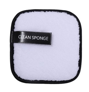 Lingette nettoyante visage en microfibre carrée pour le démaquillage <span class=keywords><strong>réutilisable</strong></span> et le lavage du visage avec logo personnalisable - Product Image 4