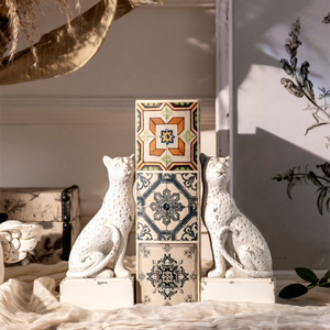 Sujetalibros <span class=keywords><strong>de</strong></span> Resina Estilo Francés Retro con Forma <span class=keywords><strong>de</strong></span> Gato, Decoración Creativa para Librería, Estilo Smokie, para Escritorio - Product Image 2