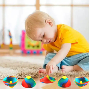 Novedoso Juguete Hip Hop Jump Pops, Pelota Saltarina de Media Cara, Juguete Sensorial para Niños - Product Image 2