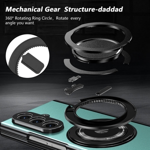 Pour <span class=keywords><strong>Samsung</strong></span> Z Fold 7 étui de téléphone portable pliant support métallique magnétique housse de protection pour <span class=keywords><strong>Samsung</strong></span> Z Fold 6 5 4 3 coque de téléphone - Product Image 4