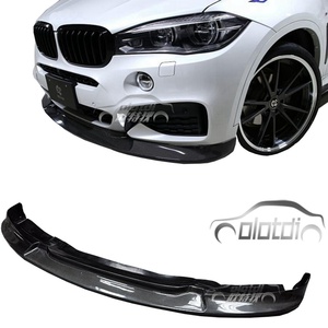 Aileron avant en fibre de carbone style 3D, spoiler de pare-chocs pour BMW F16 X6 M Tech M Sport - Product Image 3