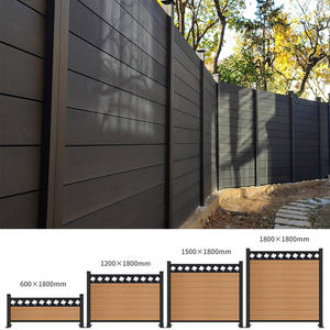 Panneaux de clôture de jardin modernes en WPC avec design de co-extrusion 3D, écologiques, faible <span class=keywords><strong>entretien</strong></span>, tailles personnalisées, service de modélisation 3D - Product Image 2