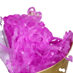 <span class=keywords><strong>BEVE</strong></span> 50g/sac Papier spécial déchiqueté en raphia pailleté, imperméable simple face, 3MM, rose chiné, pour remplissage de boîtes cosmétiques - Product Image 5