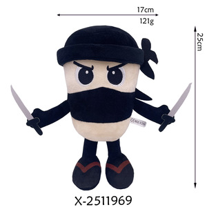 2025 jouet en peluche brainrot italien Tung Tung Tung Sahur jouets en peluche drôles pour nouveauté et Gag lancer le Sahur - Product Image 4