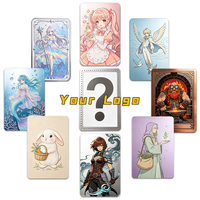 Cartes de collection en métal personnalisées de personnages d'anime, plaques en alliage avec impression couleur/image variable, service commercial fiable